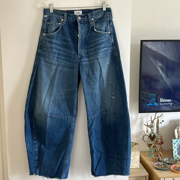 Citizens of Humanity Horseshoe Straight Wide Leg Jeans - Picture 4 of 5